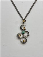 Collana Argento Raro Donna in Argento Malachite ARGRA10